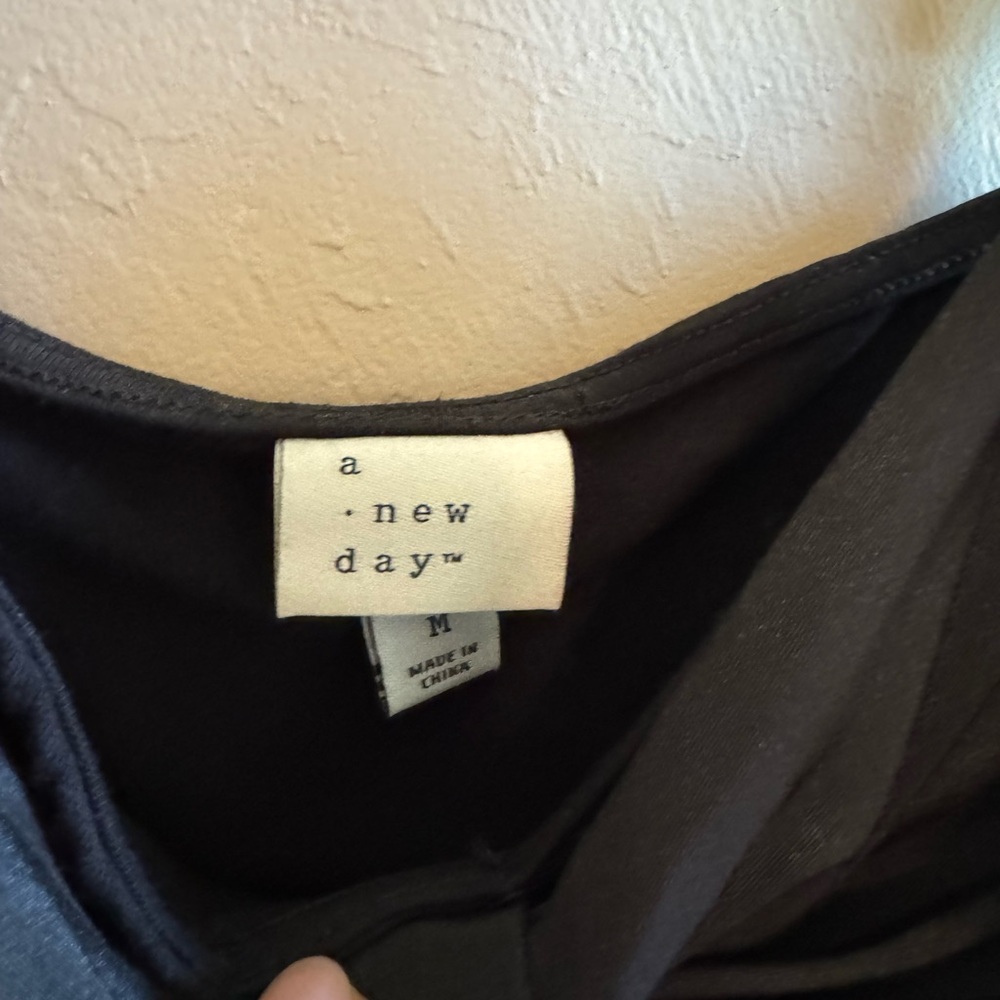 A New Day Black Bow Bodysuit - Picture 2 of 3